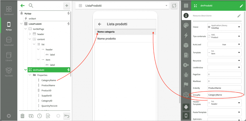 Creazione di liste di documenti Instant Developer datamap 03 Instant Developer