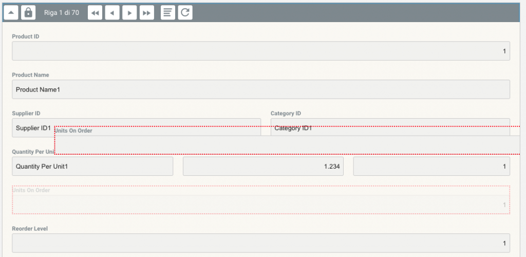 Anatomia di un pannello Instant Developer immagine 10 Instant Developer