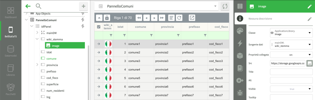 Anatomia di un pannello Instant Developer immagine 23 Instant Developer