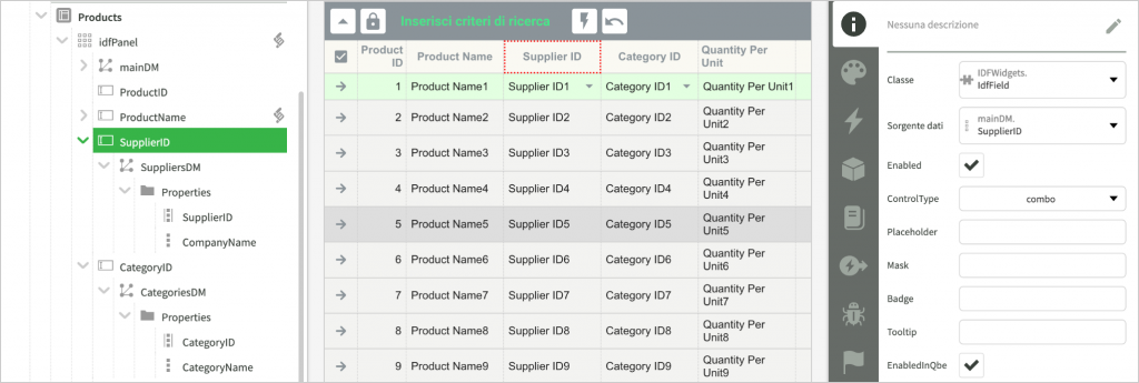 I pannelli a runtime Instant Developer immagine 26 1 Instant Developer