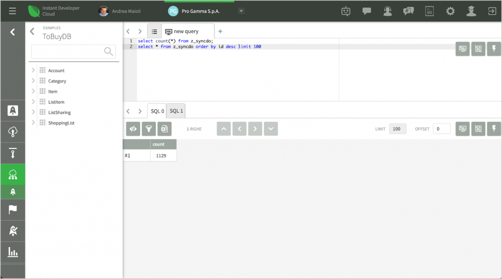 Sincronizzazione del database offline Instant Developer sincronizzazione 08 Instant Developer